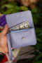 Zoozie Bags Cartera de Mujer Azul Bebé Piel PU Elegante Sofisticada Ideal Regalo